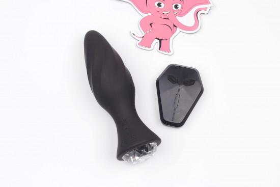 Diamond Vibe vibrációs análdugó távirányítóval (12,3 cm)