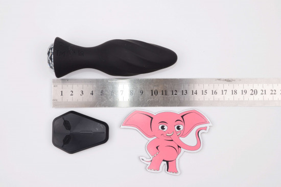 Diamond Vibe vibrációs análdugó távirányítóval (12,3 cm)