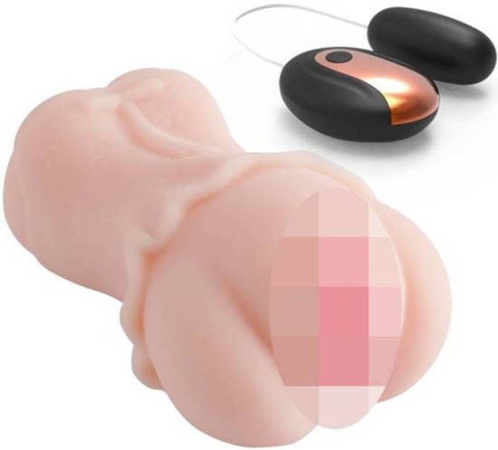 Vibrációs vagina Big Bang Pussy (14 cm)