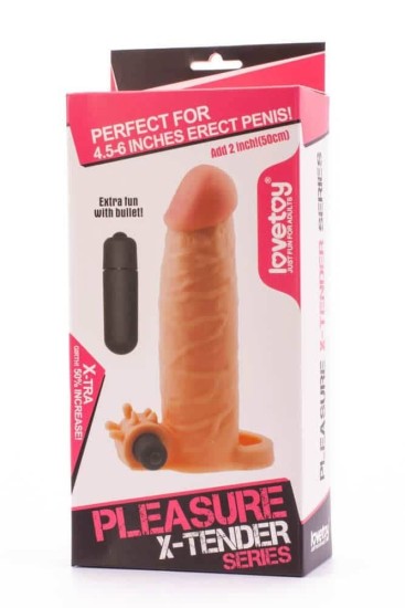 Lovetoy Pleasure X-Tender Vibrating Penis Sleeve #1