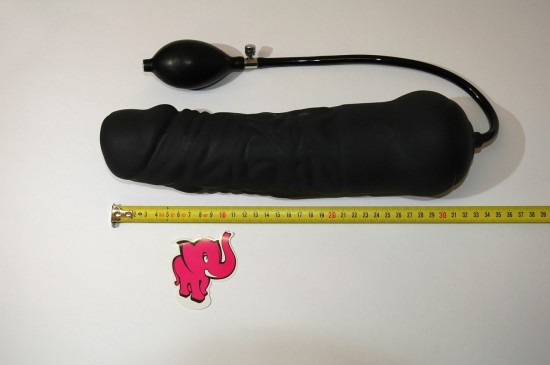 Extreme Blaster felfújható vibrátor - méretek