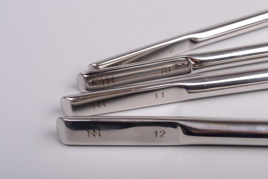 Fém dilator készlet Curious II (9–12 mm)