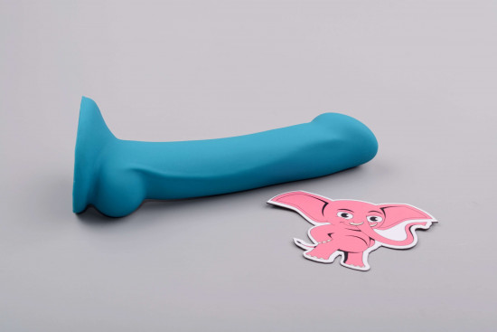 Sapphire Boy tapadókorongos dildó (18,4 cm)