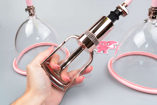 Rose Gold vákuum pumpa mellekre, M
