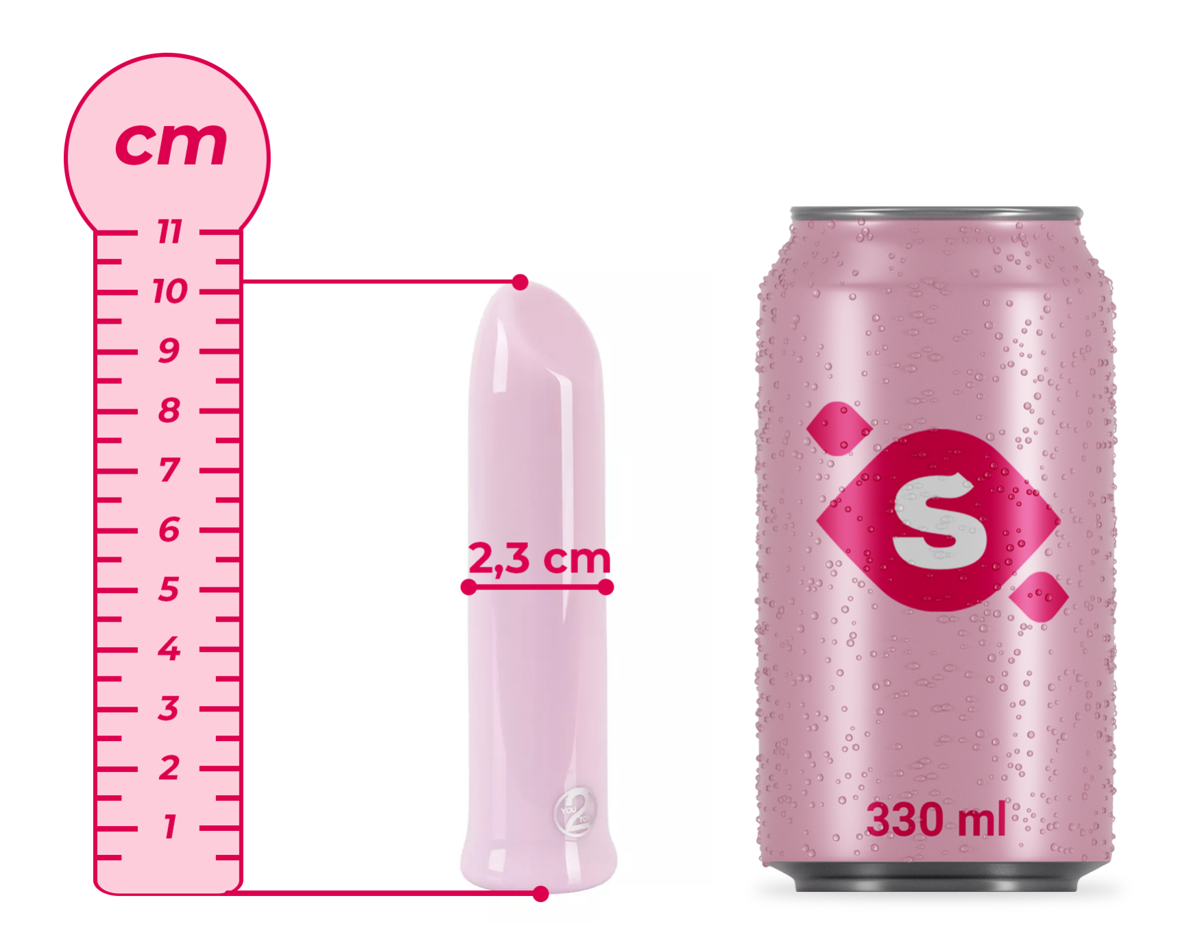 ChaCha Mini vibrátor (10,2 cm)