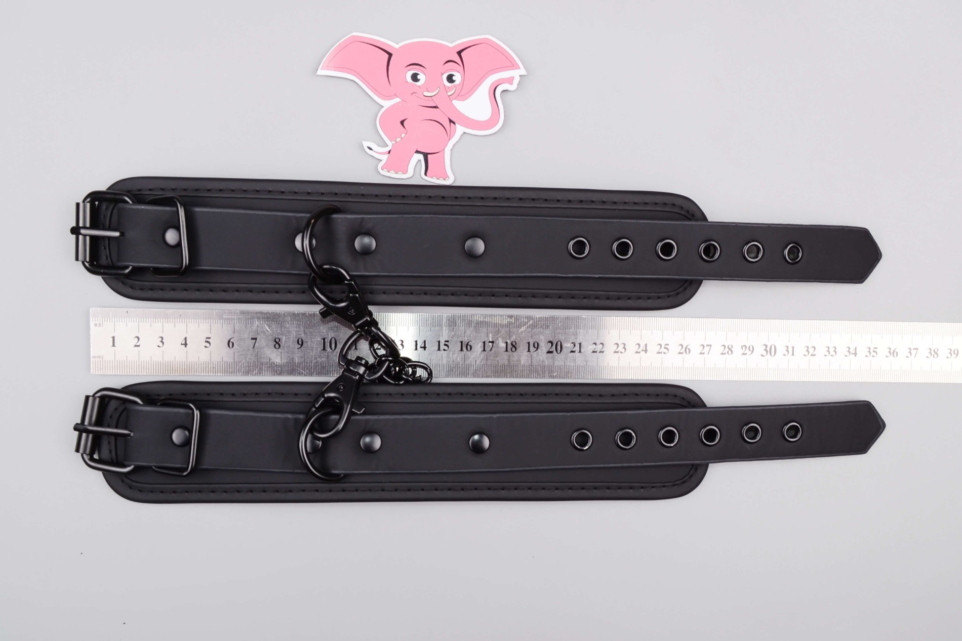 BDSM készlet Midnight Temptations, méretek