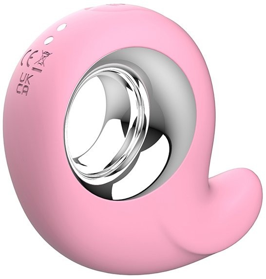 Pulzáló és vibrációs csiklóstimulátor Rhytm Rider (9 cm)