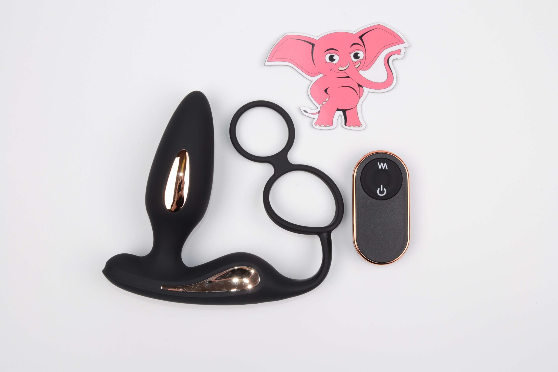 Vibrációs análdugó Loop erekciós gyűrűvel és távirányítóval