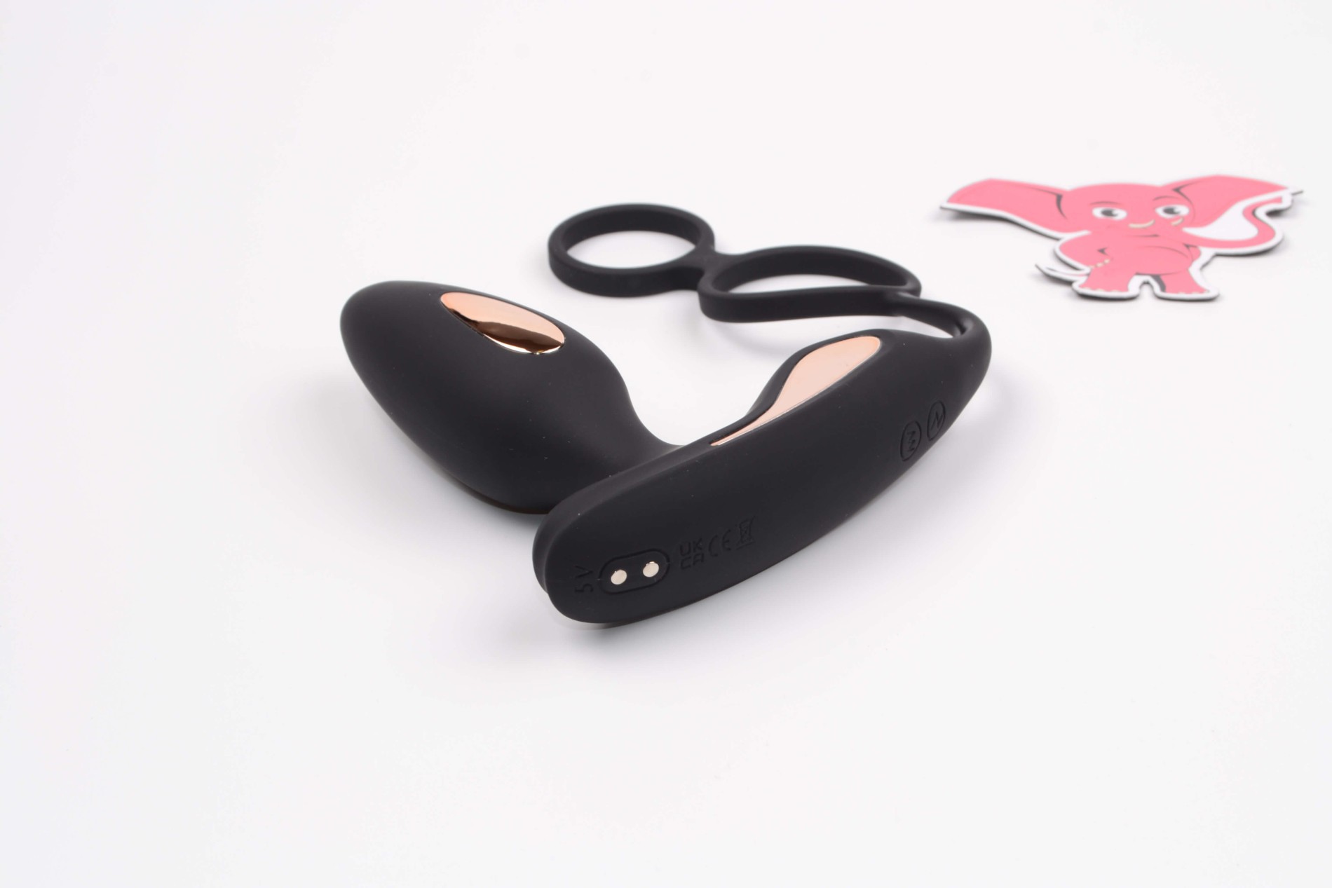 Vibrációs análdugó Loop erekciós gyűrűvel és távirányítóval