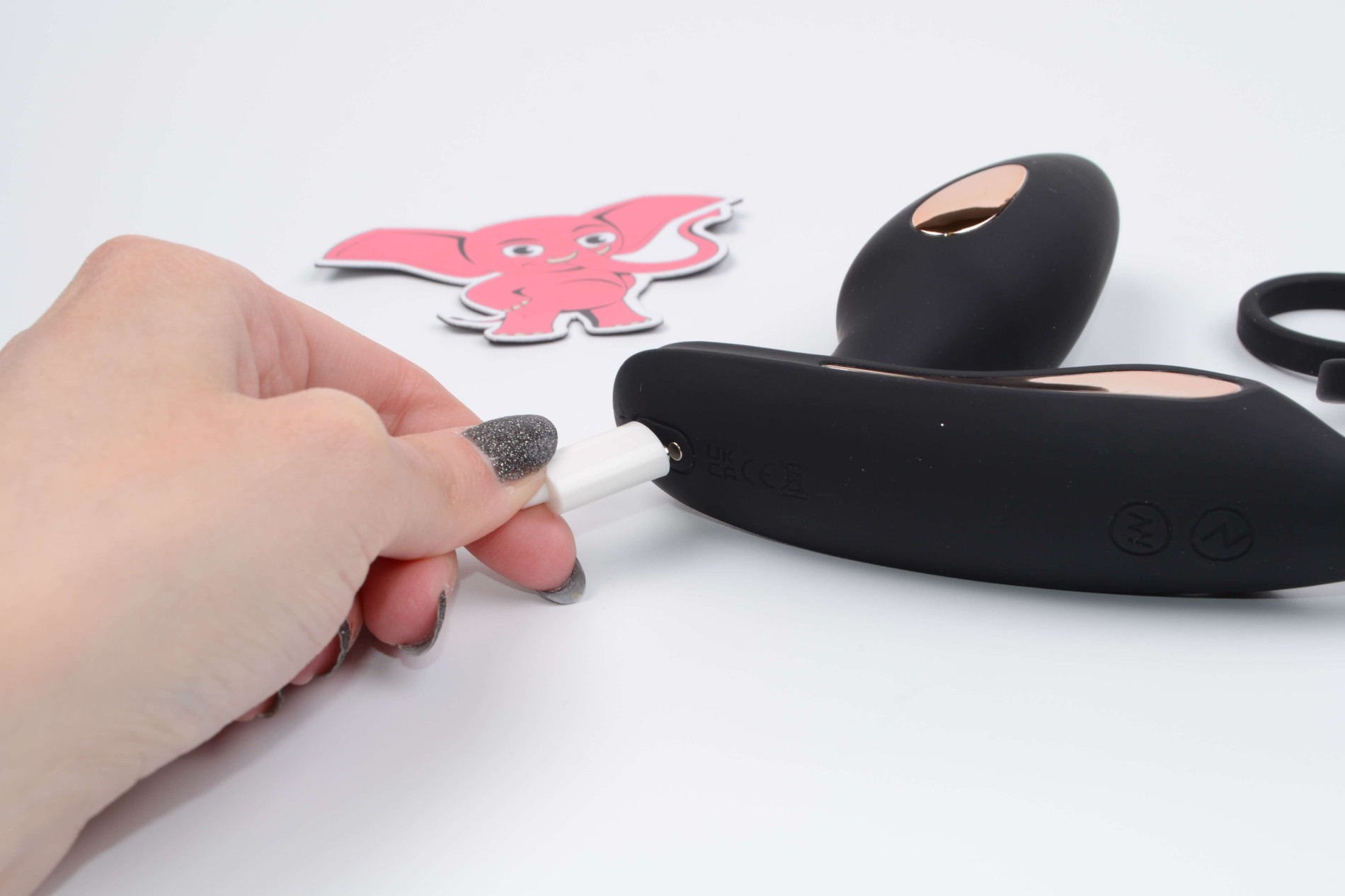 Vibrációs análdugó Loop erekciós gyűrűvel és távirányítóval