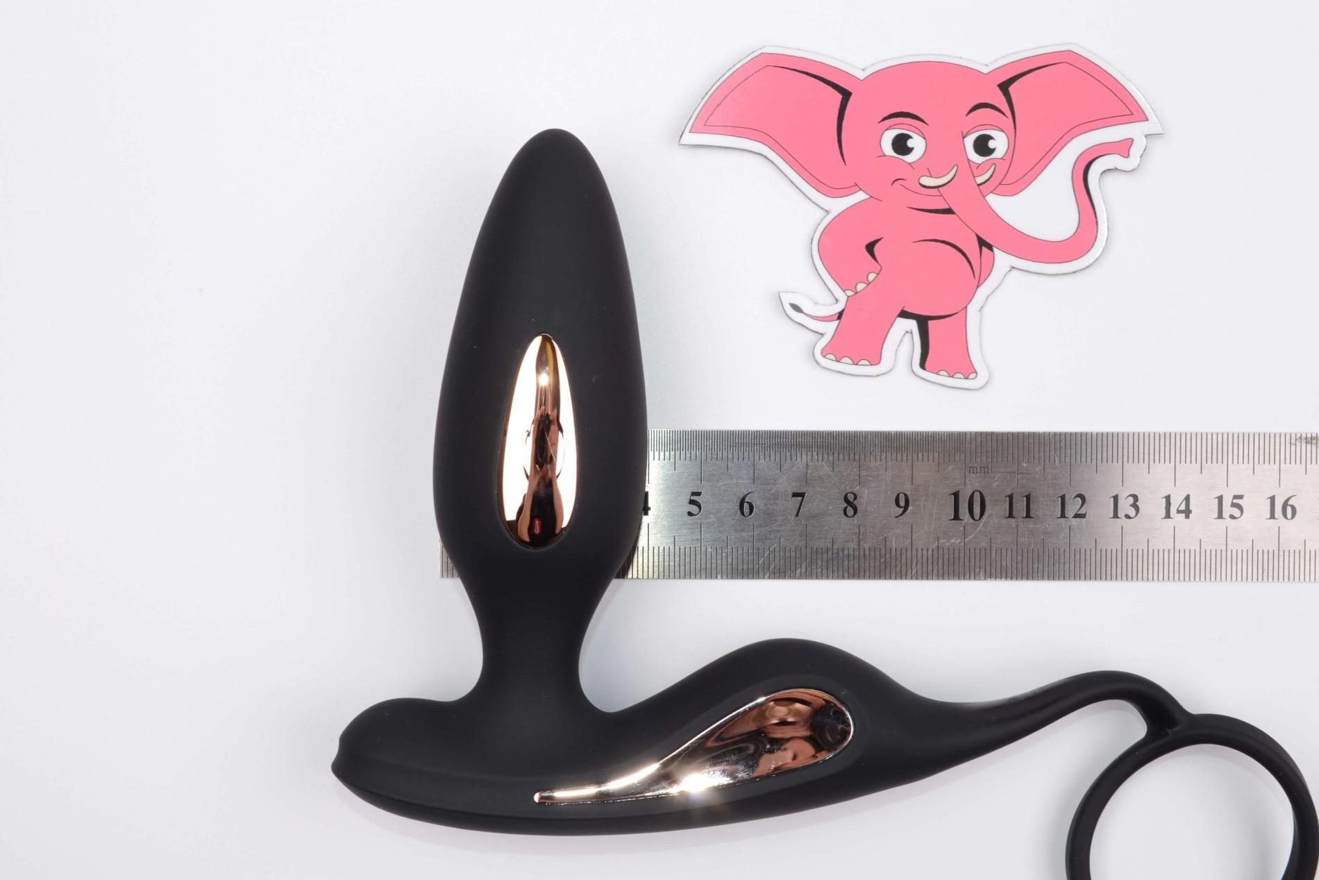 Vibrációs análdugó Loop erekciós gyűrűvel és távirányítóval