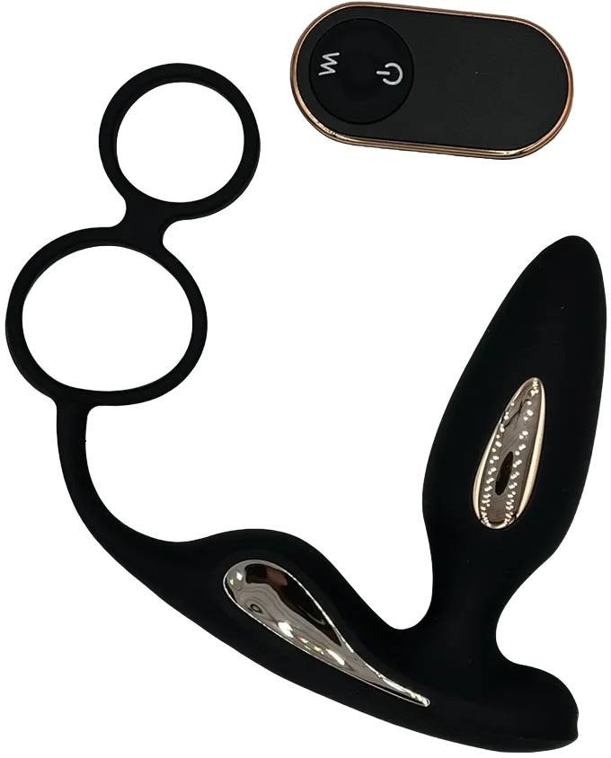 Vibrációs análdugó Loop erekciós gyűrűvel és távirányítóval