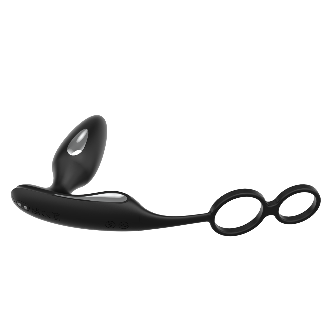 Vibrációs análdugó Loop erekciós gyűrűvel és távirányítóval