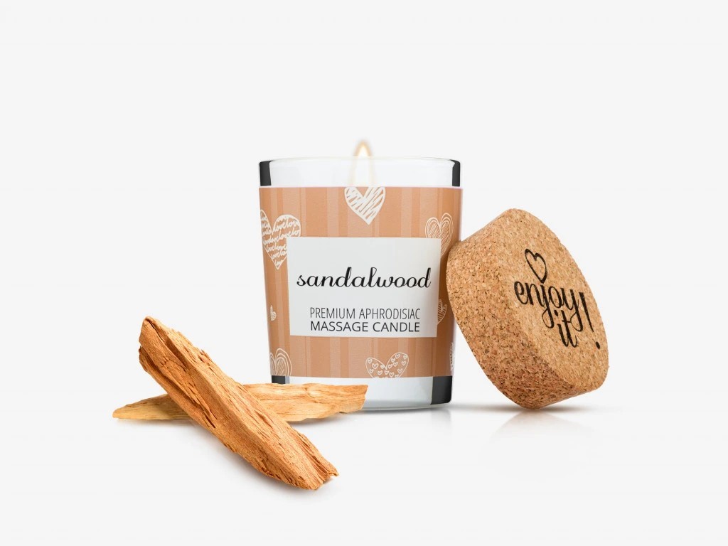 Masszázs gyertya testre MAGNETIFICO - Enjoy it! Sandalwood