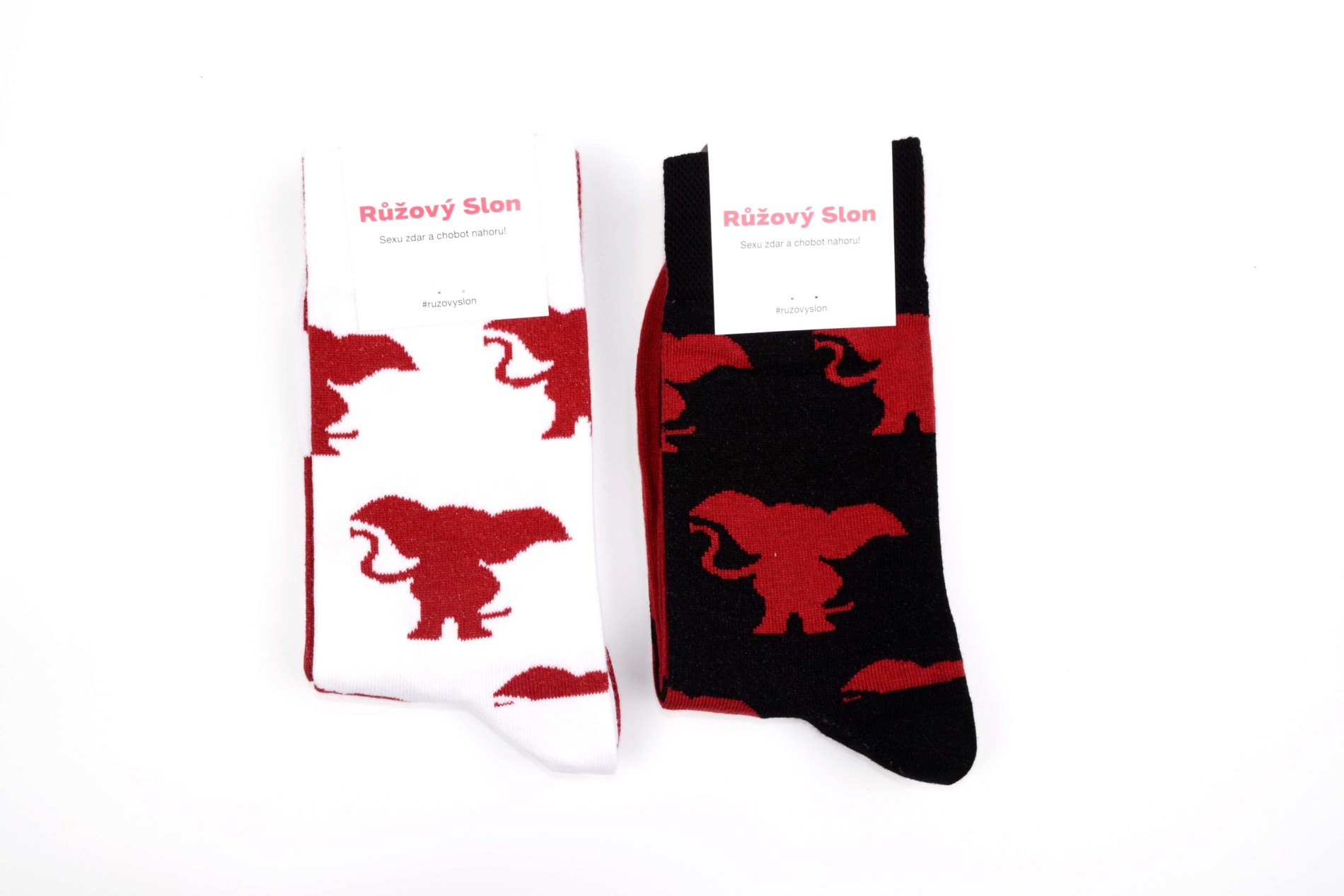 Merch – játékos elefánt zoknik Sexy Elephant (3 db)