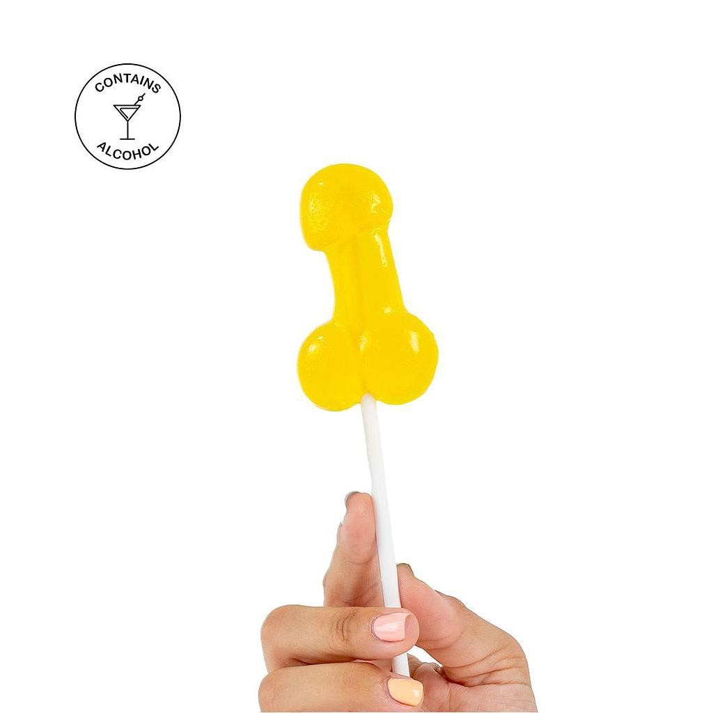 PIÑA COLADA PENIS LOLLIPOP WITH ALCOHOL