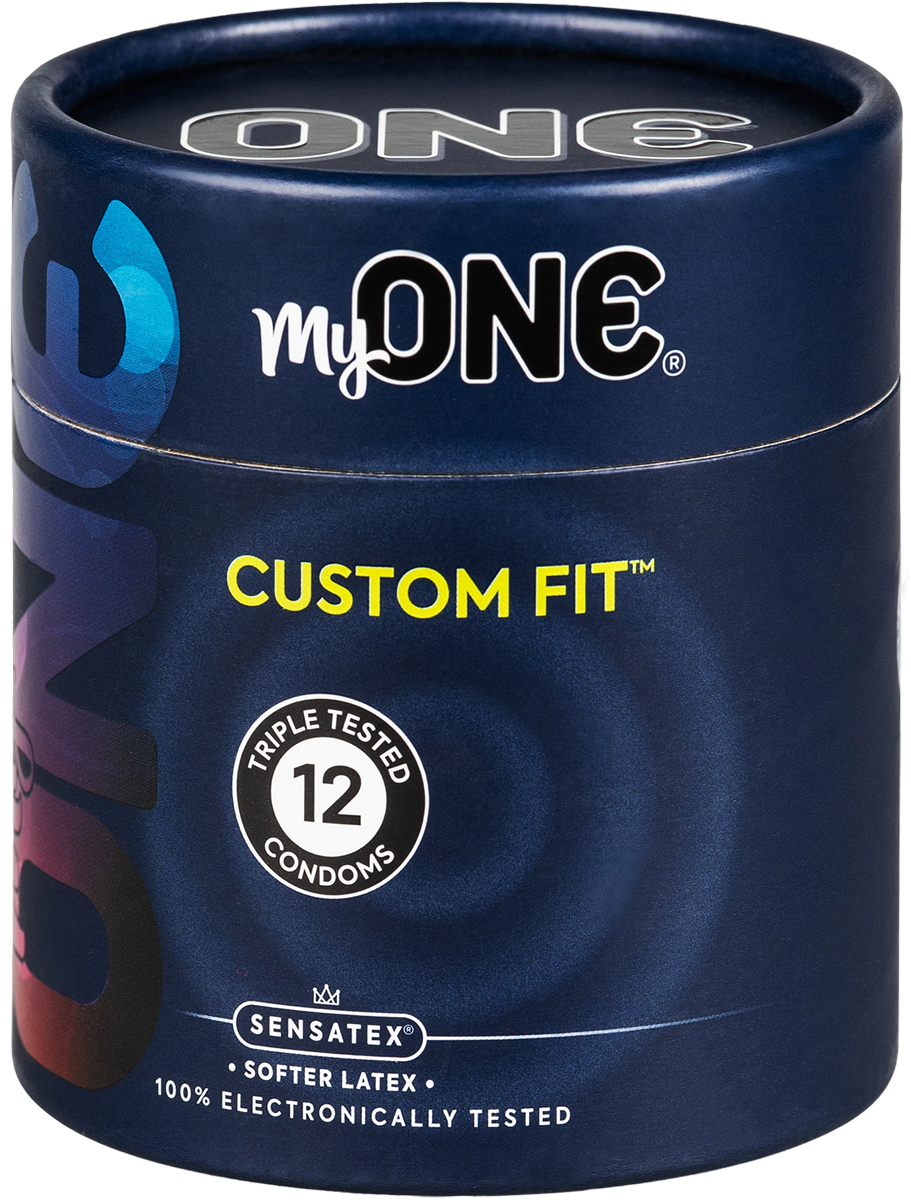 MyOne Single: Custom Fit, size 55H, 12 condoms