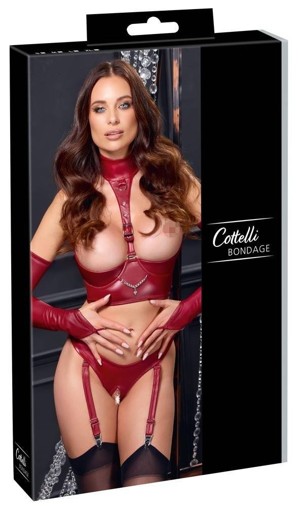 Cottelli Bondage Shelf Bra Bondage Set S