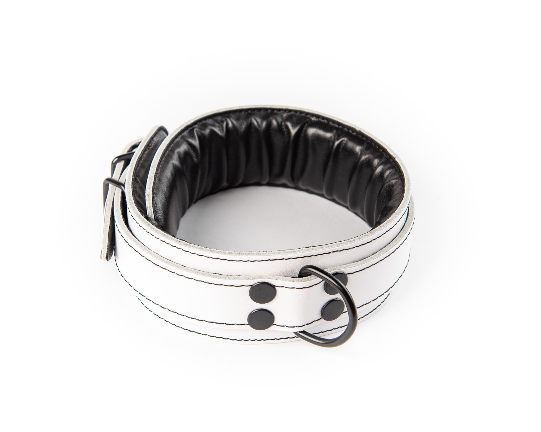 Fehér bőrgallér Sexy Elephant – Aria Collar