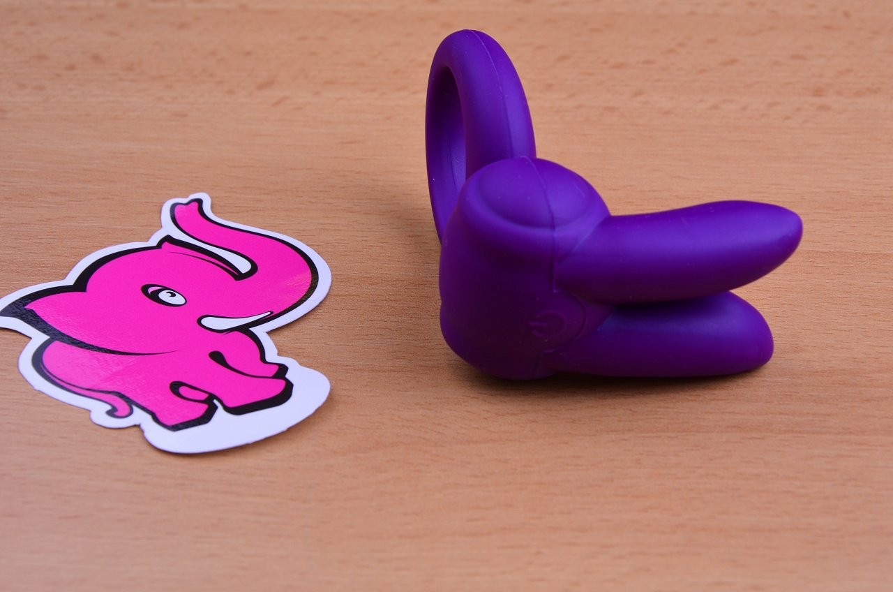 Szilikon Rabbit vibrációs erekciós gyűrű