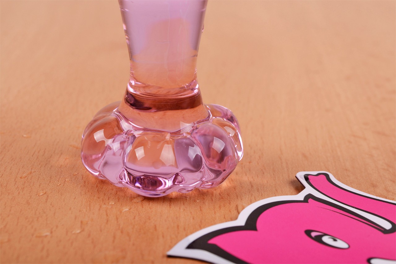 Anális dugó Flower Glass Plug