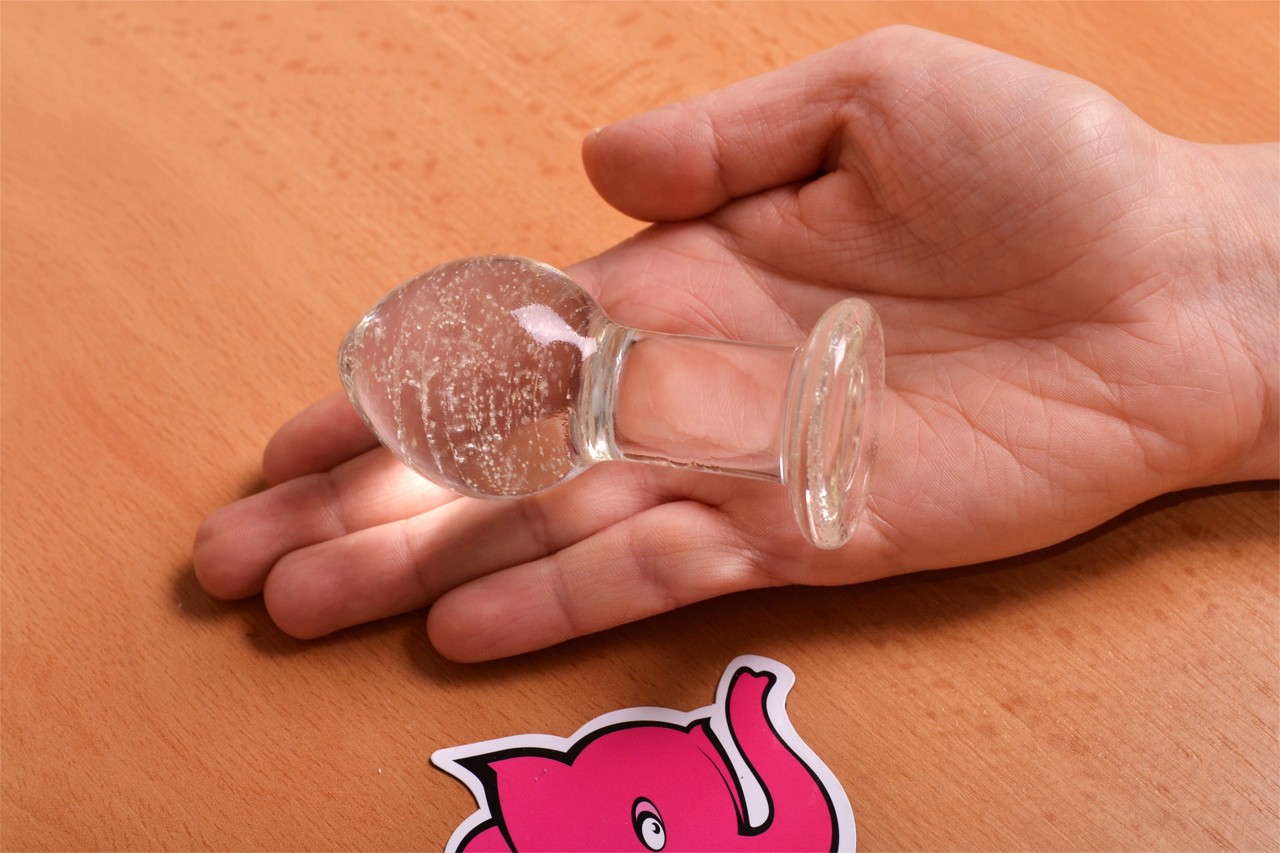 Glow Night anális dugó - nagy dugó, kézi lövés