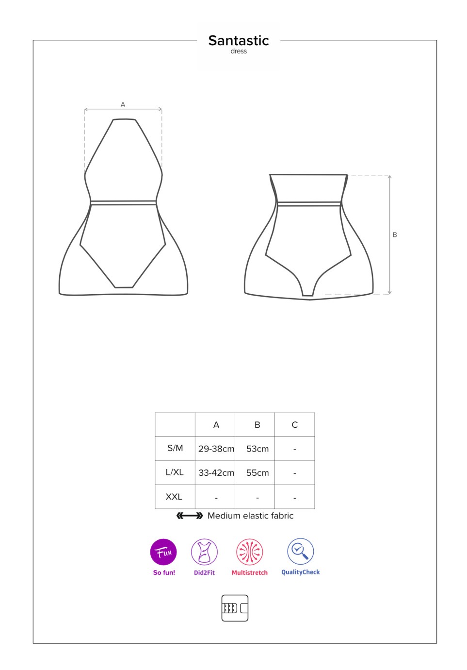 Megszállott Santastic ruha