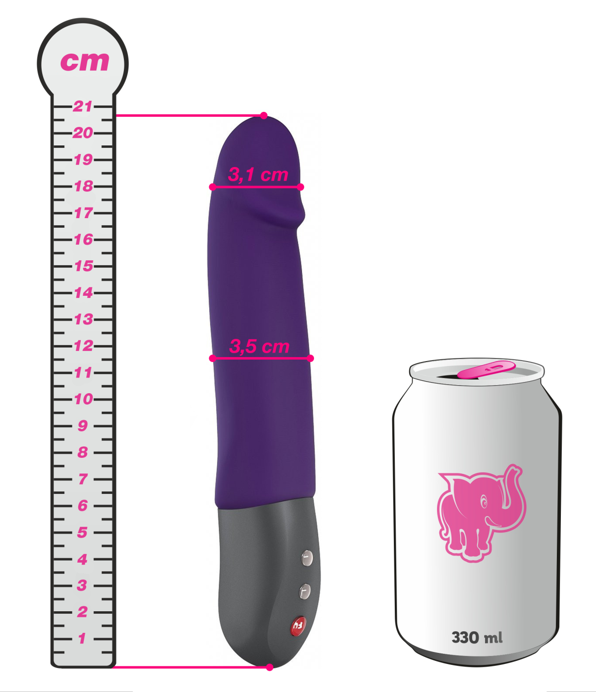 Fun Factory Stronic Real kihangosító pulzátor, doboz