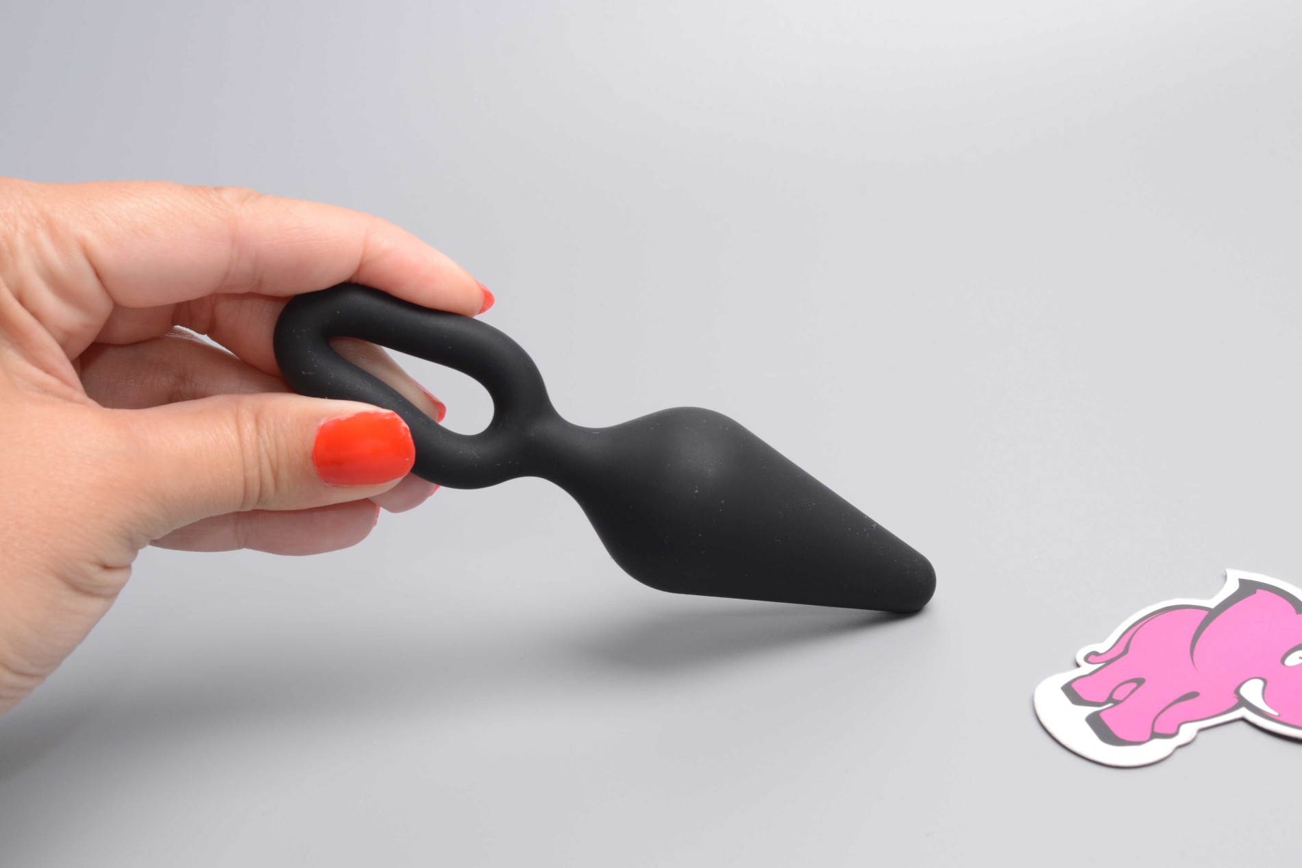 Anális csatlakozó Soft Feel szemmel a kézben