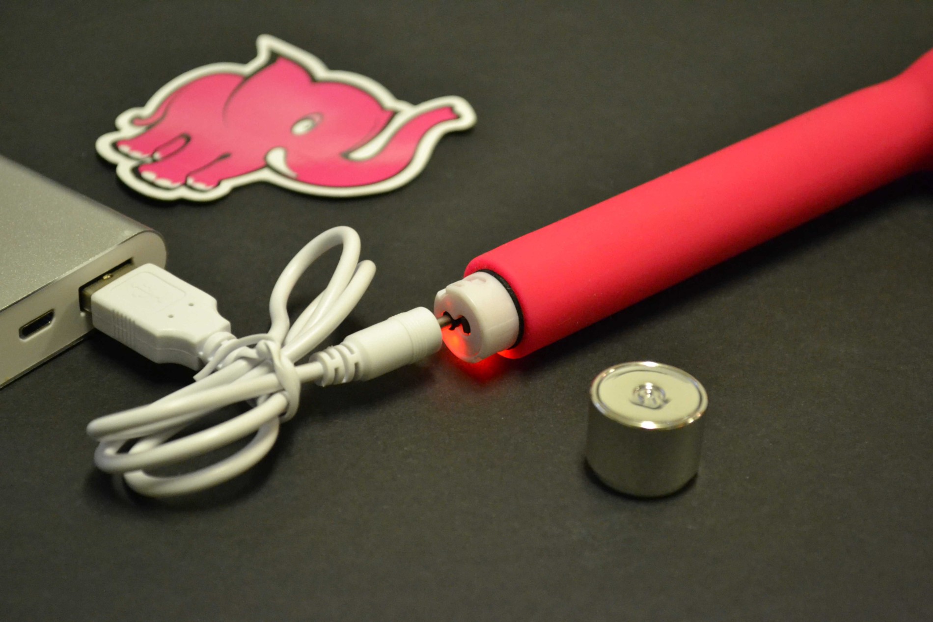 Divine G-Vibe szilikon vibrátor, tölthető, régebbi rózsaszín változat