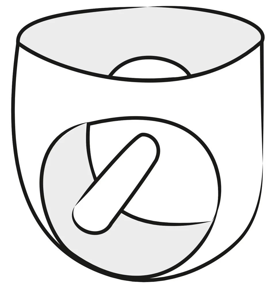 LateX rövidnadrág Leon anális vibrátorral (14 cm)