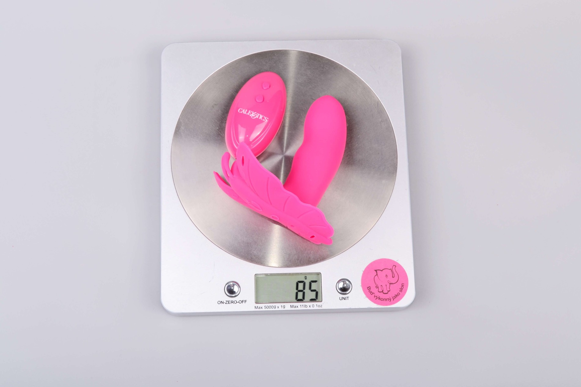 Little Pleasure vibrációs csokornyakkendő, mérlegen