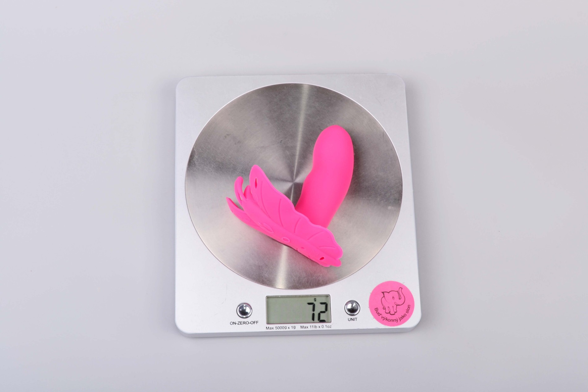 Little Pleasure vibrációs csokornyakkendő, mérlegen