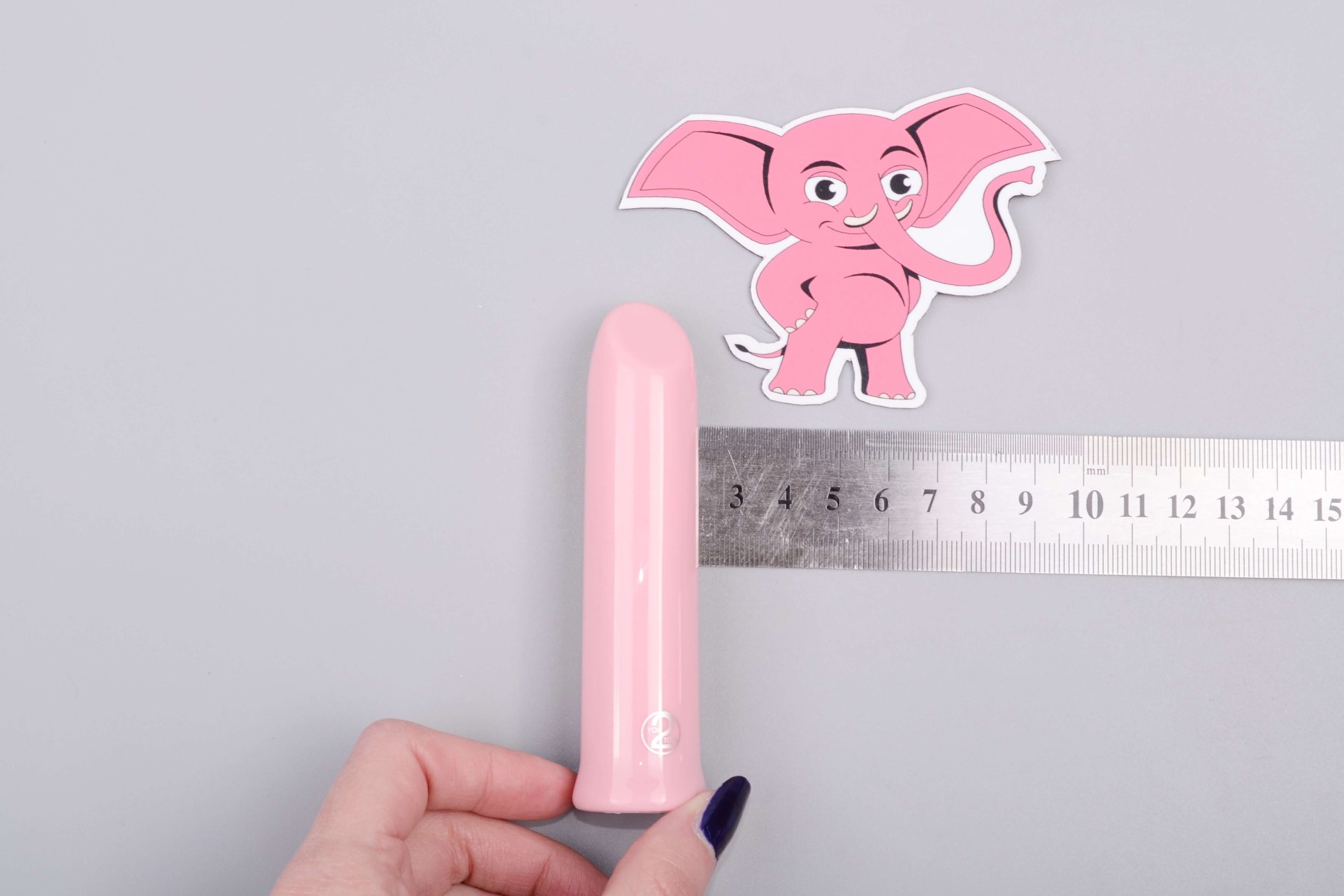 Mini vibrátor ChaCha, méretek