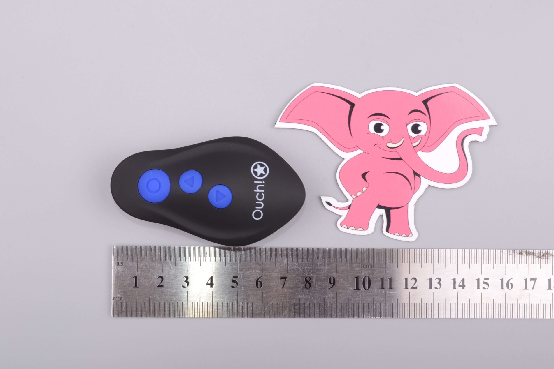 Anális csatlakozó electrosexhez Load of Pleasure szerelőgyűrűvel és távirányítóval, méretek