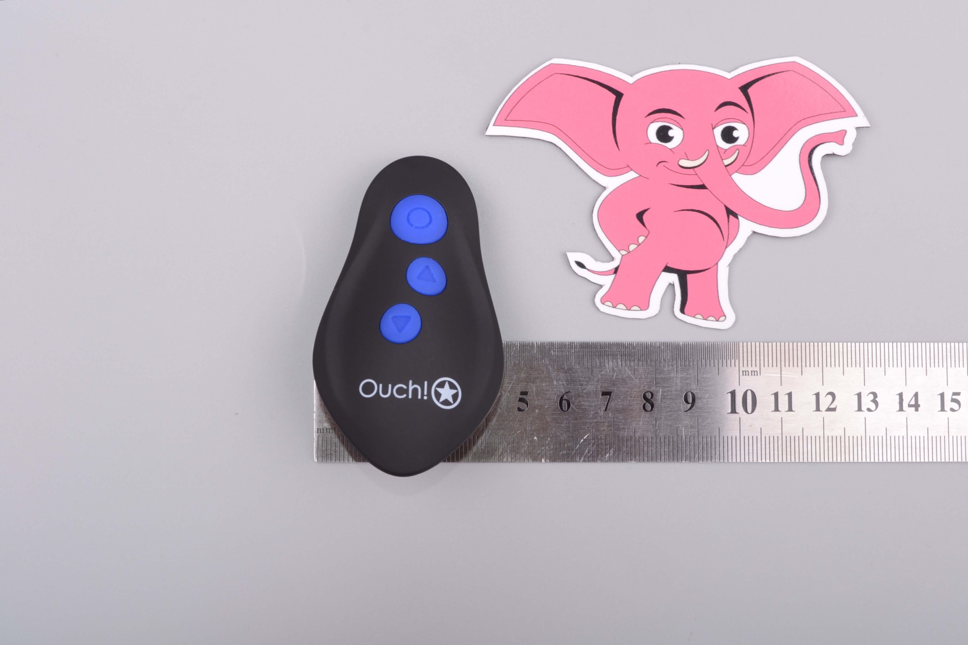 Anális csatlakozó electrosexhez Load of Pleasure szerelőgyűrűvel és távirányítóval, méretek