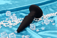 Bionic Beaded Rimming vibrációs análdugó rotáló golyókkal (14,3 cm)