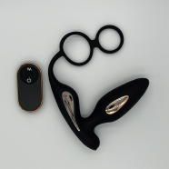 Vibrációs análdugó Loop erekciós gyűrűvel és távirányítóval