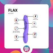 GOOD VIBES ONLY - Flax Rezgő dildo G-pont stimulálóval