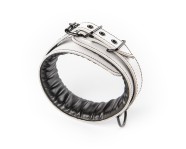Fehér bőrgallér Sexy Elephant – Aria Collar