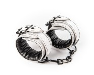 Fehér bőr bokapántok Sexy Elephant – Aria Ankle
