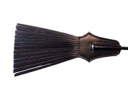 ROUGE Leather Tasselled Riding Crop