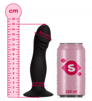 Anális vibrátor Black Stud (15 cm)