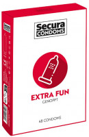 Secura Extra Fun – bordázott óvszerek