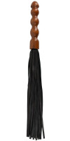 Műbőr korbács Wooden (60 cm)