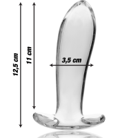 Üveg análdugó Borosilicate Nebula (12,5 cm)