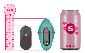 Pantie Party bugyis vibrátor távirányítóval (9 cm) + ajándék Toybag