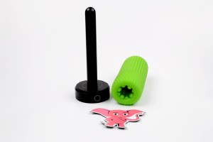 Maszturbátor melegítő állvánnyal Empyrean Forge Tube (19 cm) + ajándék erekciós gyűrű