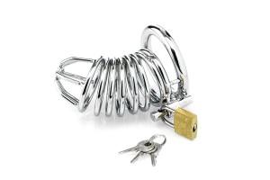 ZENN Ringed Cock Cage With 3 Cockrings