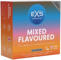 EXS Mixed Flavoured – ízesített óvszer mix (48 db)